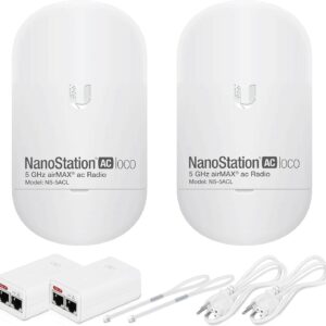 Wireless Bridge Ubiquiti LOCO5AC PRE-CONFIGURED