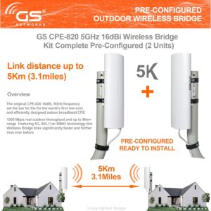 Wireless Bridge Point to Point Outdoor WiFi